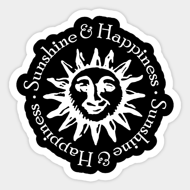 Sunshine & Happiness Sticker by PaletteDesigns